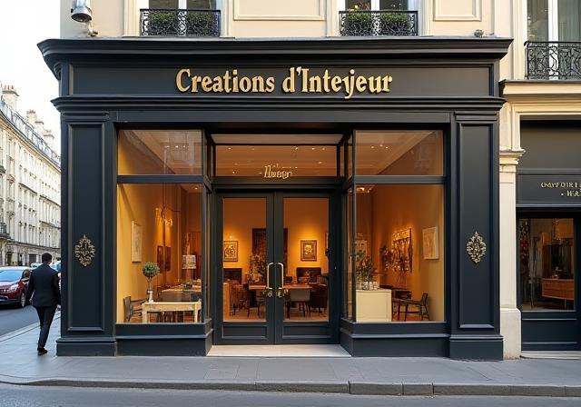 Façade de Créations d'Intérieur à Paris