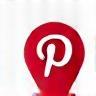 Icône d'épingle sur Pinterest
