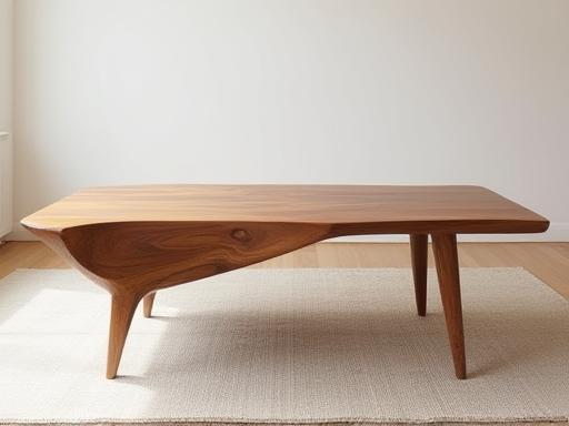 Belle table basse en bois sur mesure